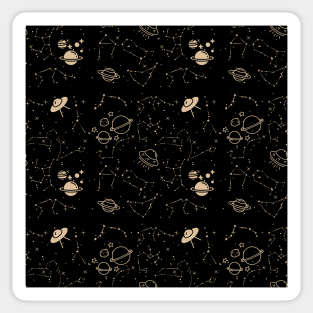 Zodiac Symbols Patterns Sticker